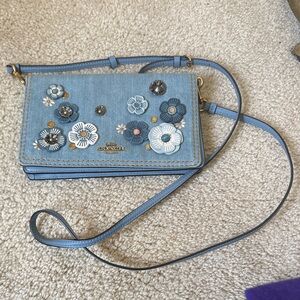 Coach Hayden crossbody with tea rose.